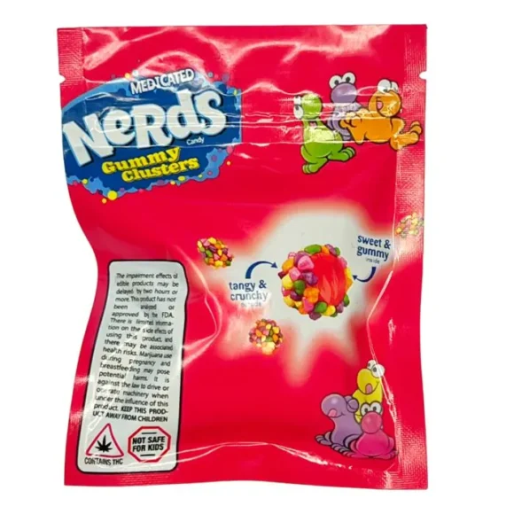 Medicated Nerds Gummy Clusters 600mg THC toronto