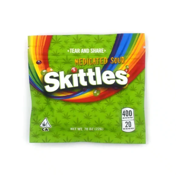 Meddicated Original Skittle Flavour (400mg THC) - Image 4