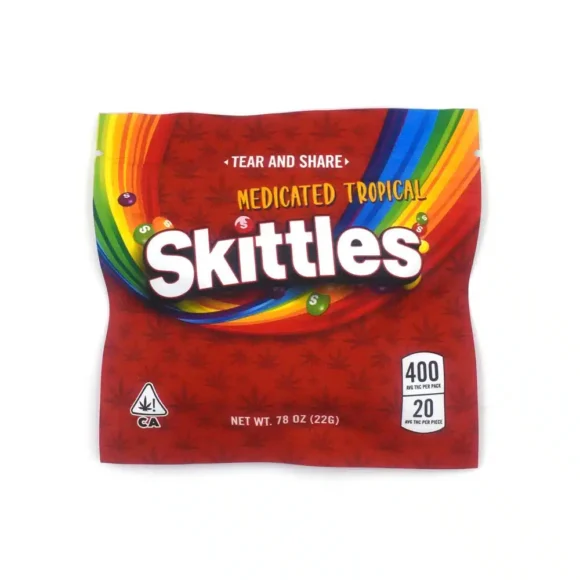 Meddicated Original Skittle Flavour (400mg THC) - Image 2