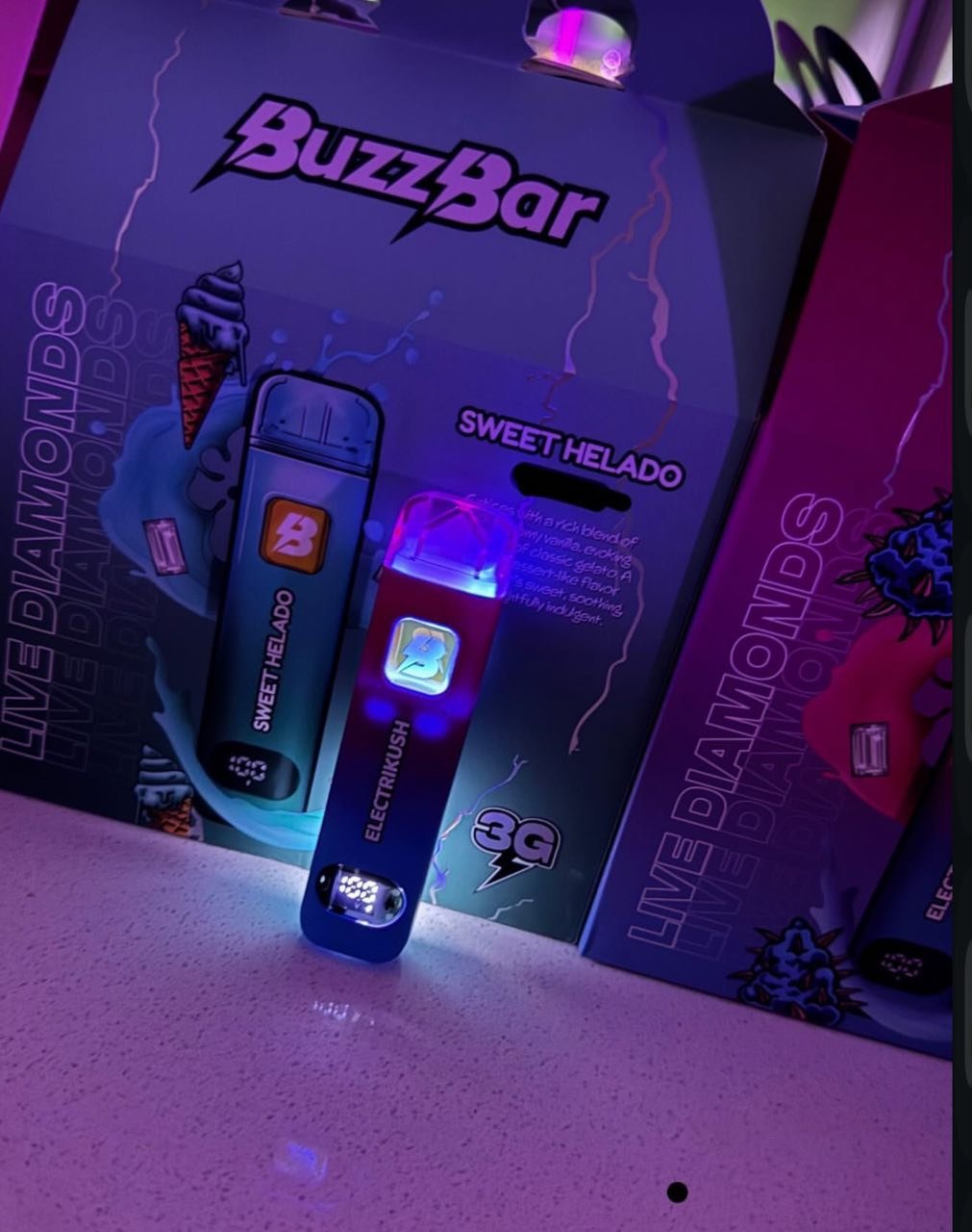 Buzz Bar Sweet Helado 3G Disposable