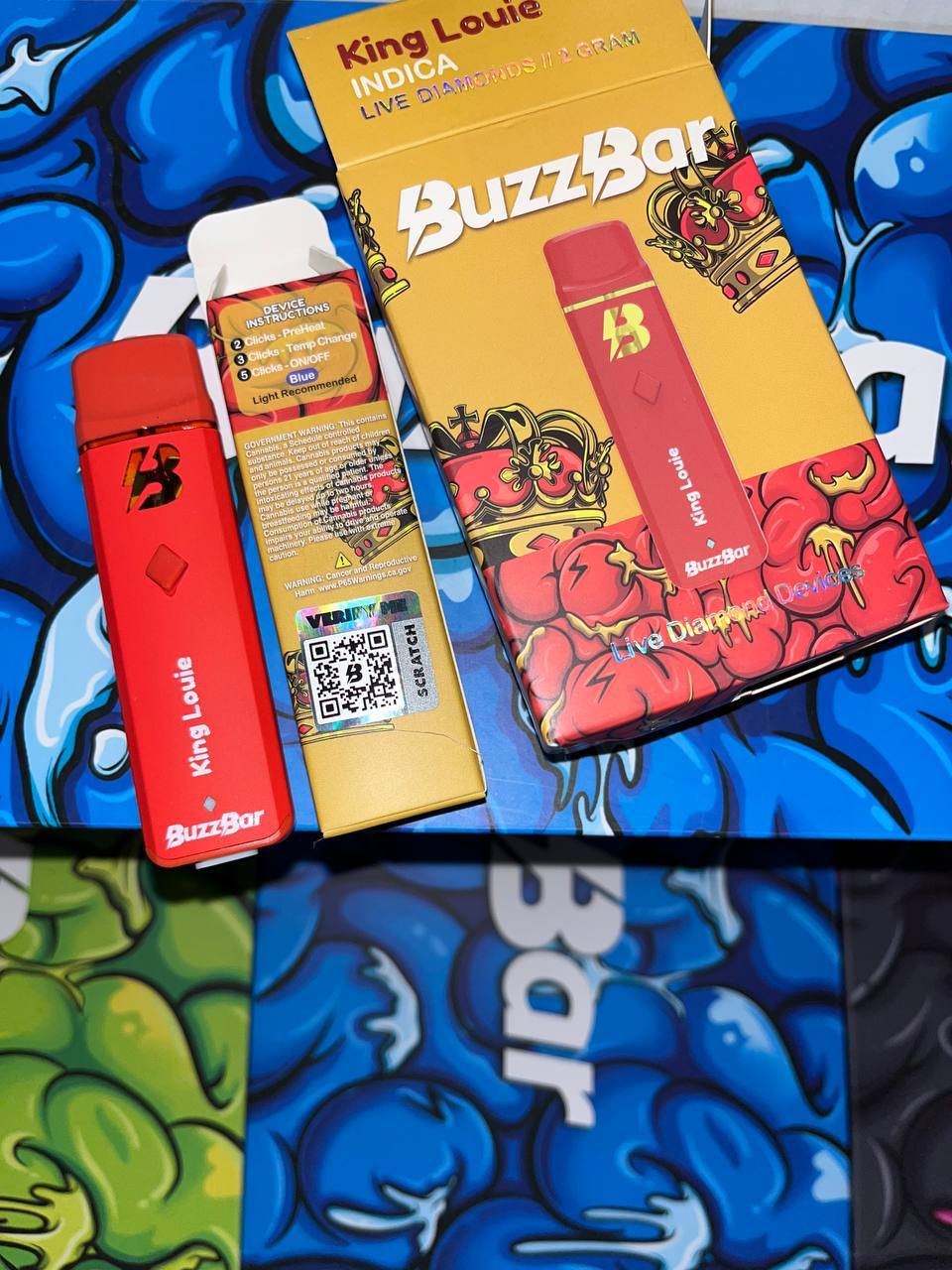 Buzz Bar King Louie 2 Gram (pack of 5)